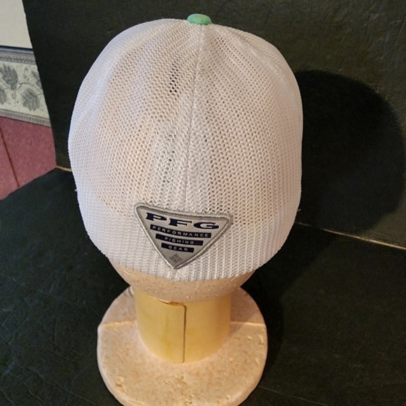 Columbia PFG Mesh Snap Back Fish Flag Ball Cap Size S/M Unisex - Picture 4 of 12